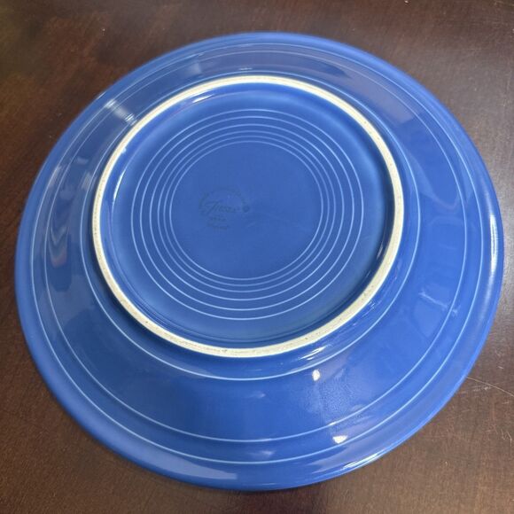 Fiesta Classic Rim Dinner Plate 10.5” Blue | Fiestaware - Picture 2 of 3